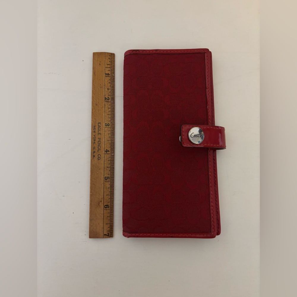 Coach Red Wallet - Picture 13 of 14